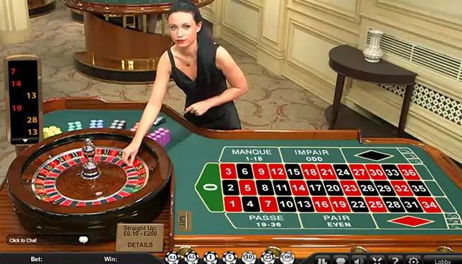 Live roulette